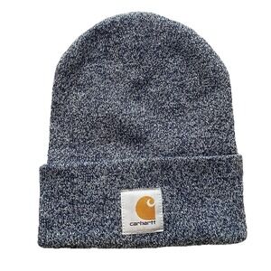 Carhartt A18 Knit Cuffed Beanie Hat‎ Unisex Blue Heather Acrylic Watch Cap OSFA